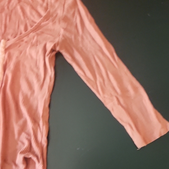 Heart & Hips Terracotta Ribbed Bodysuit - Picture 4 of 8